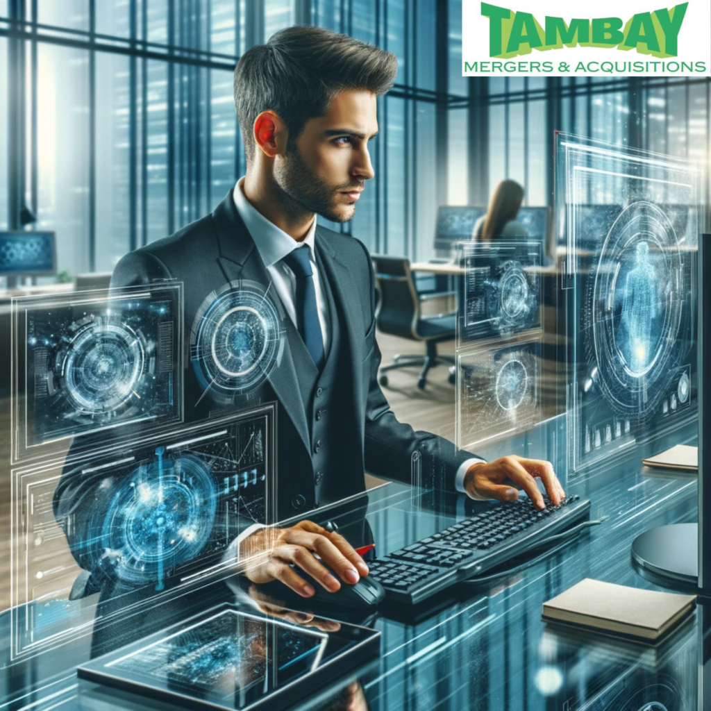 A business broker in tampa working with advance technology